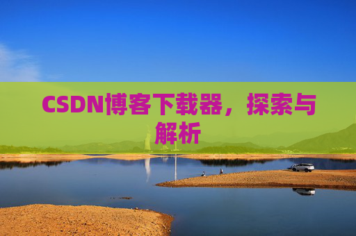 CSDN博客下载器，探索与解析